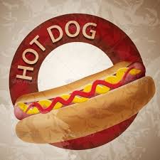 Realistic Hot Dog Vector Illustration Com Imagens Aniversario