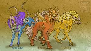 Found where the shiny alley dogs were hiding. Legendary Canine Pokemon Wallpaper Weasyl