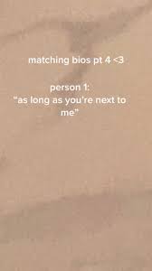 Cute matching bios for couples / remantc couple matching bio ideas 81 melanie martinez lyrics that make perfect instagram captions plea. Couplebios Hashtag Videos On Tiktok