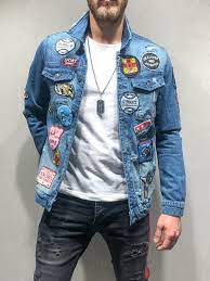 Mens Fashion Summer 2018 Code 2610359421 Mens Fashion Denim Denim Jacket Fashion Denim Jacket Patches