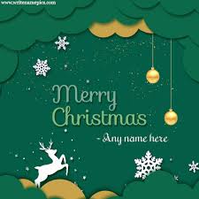 Merry Christmas 2020 Wishes Card With Name Pic Merry christmas wishes and greetings. merry christmas 2020 wishes card with