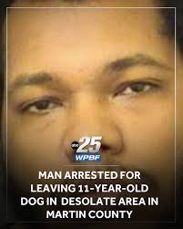 Anthony Miller, 28, of West Palm Beach, drove to Indiantown and dumped  Coco, an 11-year-old Shiba Inu, in a desolate area