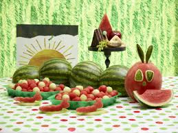 The Very Hungry Caterpillar Watermelon Carving Hungry Caterpillar Party Hungry Caterpillar Birthday Hungry Caterpillar