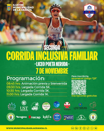 Segunda Corrida Inclusiva Familiar, Liceo Poeta Neruda