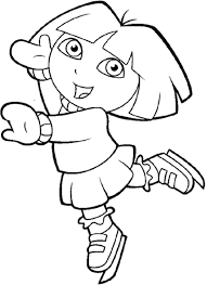Pictures of dora winter coloring pages and many more. Dora The Explorer In The Snow Coloring Pages Dora Coloring Coloring Pages Online Coloring Pages