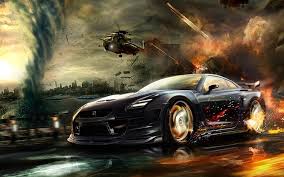 Artwork Cars Clouds Explosions Fast Fire Front Gt R Helicopters Hd Wallpaper Wallpaperbetter Nissan 370 z coupe and cabrio. wallpaperbetter