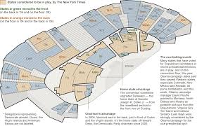 Democratic Convention Seating Chart Interactive Feature