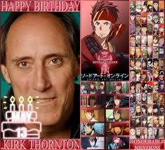 Happy birthday to Kirk Thornton the voice of Shadow the hedgehog and Orbot.