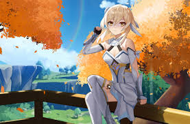 Aether and lumine are the main characters in genshin impact. Lumine Genshin Impact Image 3153355 Zerochan Anime Image Board