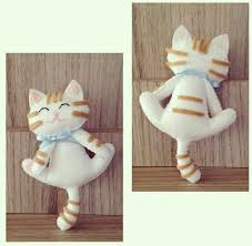 Kece Felt Kedi Cat Oyuncak Oyuncak Kedi Kece