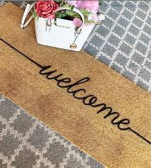 Welcome Double Door Mat 120x40cm Patio Double Door Mat Patio Doormat By Artsy Doormats Door Mat Double Doors Double Door Entryway