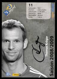 Thomas Kröger Autogrammkarte VfB Friedrichshafen 2008-09 Original  Signiert+57339