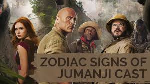 Zodiac Signs Of Jumanji Cast Zodiacreads In 2020 Jumanji Cast It Cast Zodiac Signs