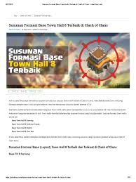If the superuser management applications (supersu, superuser, etc.) are installed and working properly, these applications will prompt the user to accept or deny the root access request from root checker. Susunan Formasi Base Town Hall 8 Terbaik Di Clash Of Clans Jalantikus