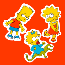 The Simpsons Bart Lisa Maggie / Simpson Siblings - Etsy