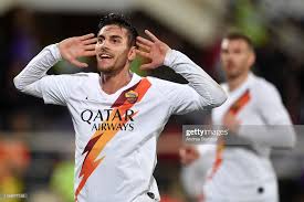 Lorenzo pellegrini prefers to play with right foot. Lorenzo Pellegrini Of As Roma Celebrates After Scoring The Goal Of As Roma Roma Celebrities