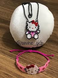 Miyuki Boncuklarla Elde Yapilmistir Cocuklarin Cok Sevdigi Bir Karekterdir Bead Jewellery Beaded Earrings Tutorials Bead Work