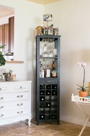 Kathleen Barnes Orange County Home Tour The Everygirl Bar Cabinet Furniture Corner Wine Cabinet Bars For Home
