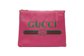 Vintage Logo Pouch Bags Logo Pouch Pink modal silk with gucci vintage logo print. vintage logo pouch bags logo pouch