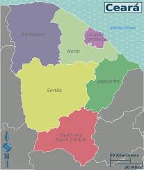 En 2014 es el octavo estado más poblado, por detrás. Fortaleza Do Estado Mapa Plano De Fortaleza Do Estado Ceara Brasil