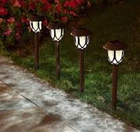 Solar LED Outdoor Patio Lawn Decorative Waterproof Ground Plug Light