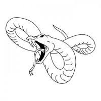 Snake and dagger tattoo tattoo snake arm tattoo sleeve tattoos finger tattoos body art tattoos tattoo sketches tattoo drawings traditional snake tattoo outline #tattooideas #animaltattoo #tiger. Simple Outline Hissing Snake Tattoo Design Tattooimages Biz