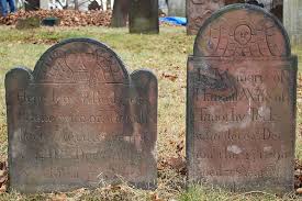 Winged Skull Winged Soul Effigies Morristown Nj Headstones Old Cemeteries Gravestone