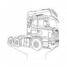 Kleurplaten set van verschillende soort stortbak vrachtwagens kids n fun vrachtwagen kleurplaten. Scania Truck 2 3d Illusion Lamp Plan Vector File For Cnc 3bee Studio Vw181wallpaper Auto Tekeningen 3d Tekeningen Kleurplaten