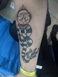 The memorable 'critters' movie inspired tattoo. My Harry Potter Beetlejuice Tattoo Imgur