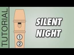 Silent Night Recorder Notes Tutorial Easy Christmas