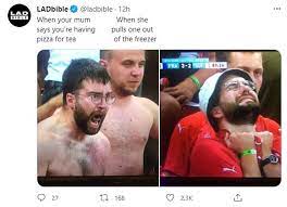 The Pain And Ecstasy Of A Football Fan Swiss Fan Goes Viral