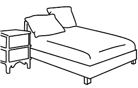 Tempat tidur minimalis adalah pilihan tepat untuk perabotan rumah modern sekarang ini, bentuk apa itu tempat tidur minimalis? Mewarnai Gambar Mewarnai Gambar Sketsa Ranjang 4