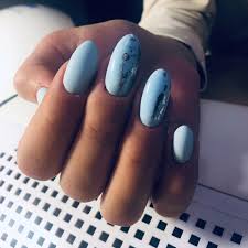 Light blue nails gel nails coffin blue lightblue babyblue love akrilovye nogti nogti blestyashie gelevye nogti. Updated 55 Blissful Baby Blue Acrylic Nails August 2020