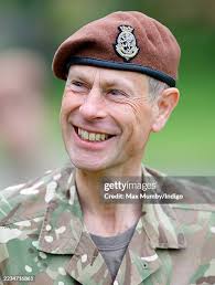 Prince Edward, Duke of Edinburgh, in his role as Royal Honorary... News  Photo