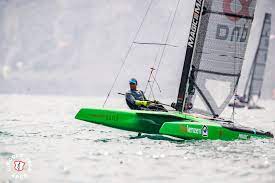 A Cats Einhand Katamarane Aus Der Luft Design Duell Am Gardasee Segelreporter