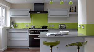 We create fine learning material: Linear Kitchen With Lime Green Splashback Green Kitchen Decor Lime Green Kitchen Kitchen Interior