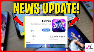 Wifi or your phones internet data is required to play online. Fortnite Mobile News Update Epic Vs Apple Update Fortnite Ios Season 4 Youtube