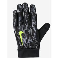 nike hypershield field player glove black volt