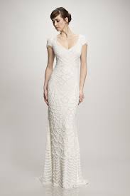 Art Deco Wedding Dress Sheath With Beading By Theia Orlando Fl Deco Wedding Dress Wedding Dress Couture Art Deco Wedding Dress