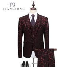The first target is of course how the bride and the groom are dresses. Tian Qiong Men Suit 2018 Slim Fit Male Printed Suits Stylish Mens Suits Wedding Groom Designer Prom Wear Brand Clothing Qt346 Buy At The Price Of 89 99 In Aliexpress Com Imall Com