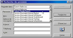 Rechercher Une Adresse E Mail Avec Outlook Express
