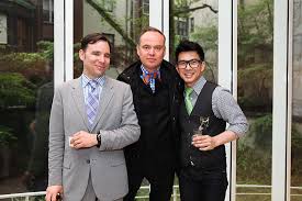 Matthew Waldman, Goil Amornvivat at Holly Caldwell and Satya Twena Studio  Launch Party