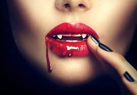 Looking for the best wallpapers? Closeup Photography Of Red Lips Of A Vampire Hd Wallpaper Wallpaper Flare