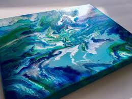 You should make sure that the poured paint is not too viscous with the pouring medium. How To Do An Acrylic Pour Painting A Tutorial For Beginners Feltmagnet