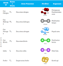 Molekul Unsur Dan Molekul Senyawa Beserta Jawabannya Solidar Aslaemi