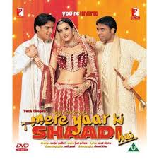Mere Yaar Ki Shaadi Hai Uday Chopra Jimmy Shergill Sanjana Yash Chopra 2002 Movies Online Free Film Indie Movie Posters Bollywood Action Movies