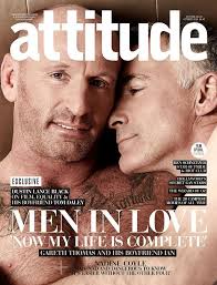Ex-rugby star Gareth Thomas poses for steamy bath photo shoot with  boyfriend Ian Baum