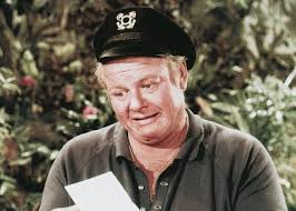 Alan Hale Jr. in Gilligan's Island #1 Greeting Card by Silver Screen