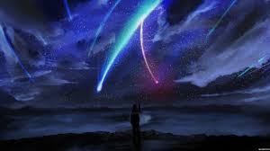 Your Name Anime Stars Sky Horizon Comet Anime Boy Hd Wallpapers Desktop And Mobile Images Photos See more of anime sky on facebook. your name anime stars sky horizon