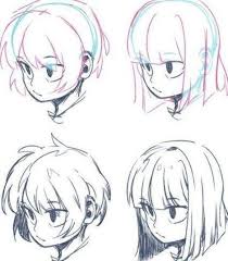 Anime Manga Hairstyle Drawing Reference Sketch Doodle Art Anime Boy Hair Cartoon Hair Manga Hair
